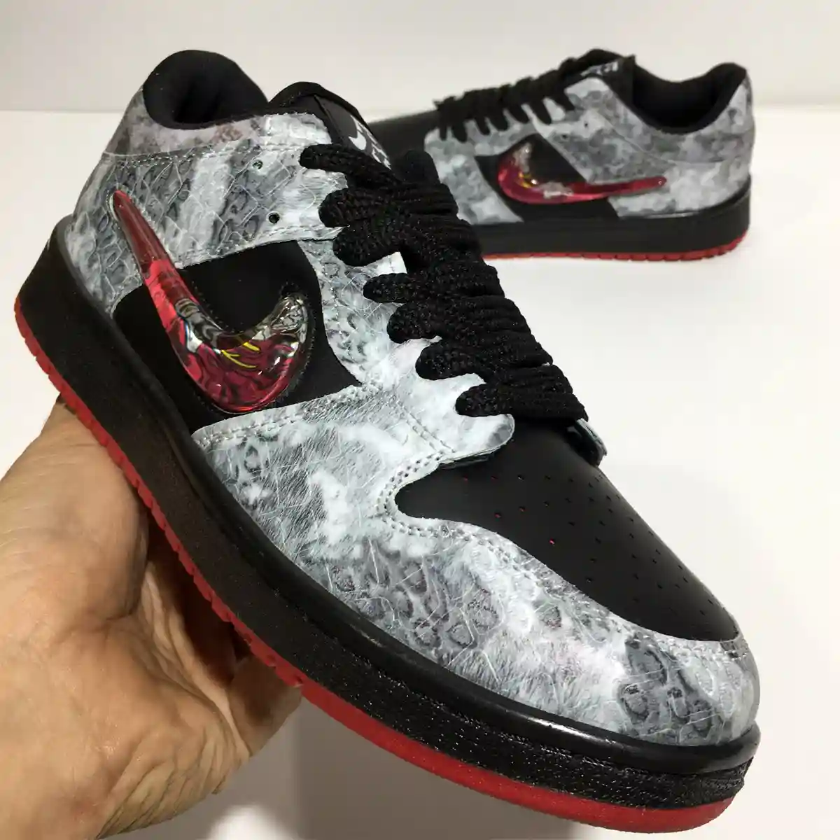 کفش مردانه نایک دراگون مشکی قرمز / NIKE DRAGON