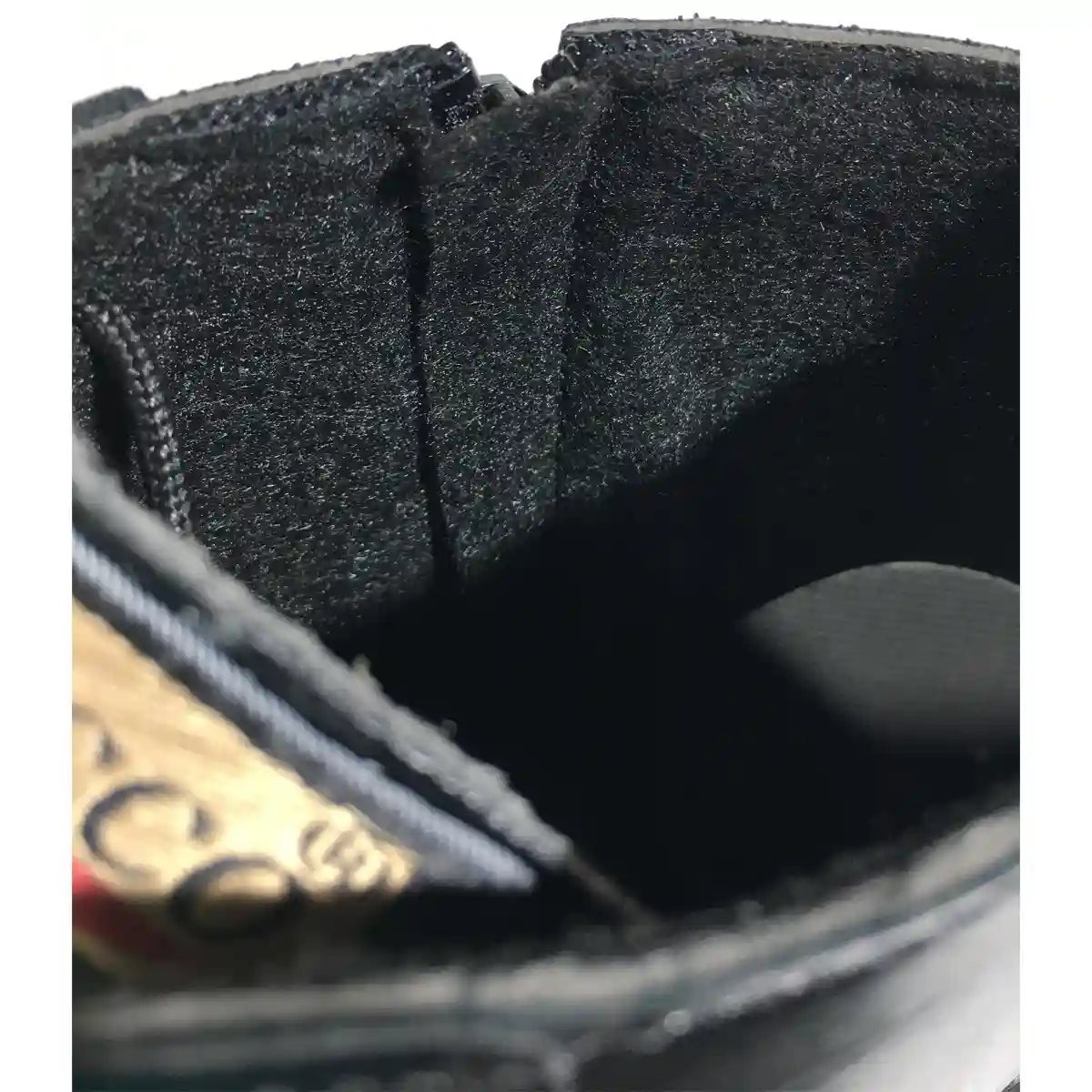 نیم بوت مردانه چرم مشکی مدل اکو بغل زیپ